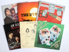 6 x Rock LPs. Artists to include The Byrds. Dr. Hook. Eagles. Smokie. Queen. The Who.