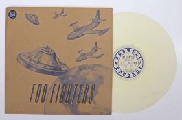 Foo Fighters - This Is A Call, 12" ltd edition glow in the dark vinyl.