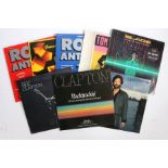 8 x Rock LPs. Eric Clapton (3). Genesis. Tom Petty. Slade. Various artists.