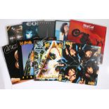 9 x Hard Rock LPs, Europe - Out Of This World (462449 1), limited edition red vinyl. Def Leppard (2)