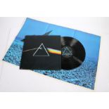 Pink Floyd - Dark Side Of The Moon LP (SHVL804), gatefold sleeve with 2 x Posters and 2 x stickers.