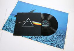 Pink Floyd - Dark Side Of The Moon LP (SHVL804), gatefold sleeve with 2 x Posters and 2 x stickers.