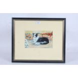 Leonard H. Pinder (Contemporary) Collie, signed (lower-right), watercolour, 29cm x 22cm, with two