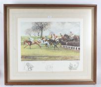 C.J. Roche, pencil signed limited edition print "At The First, The Lady Dudley Cup", housed in a