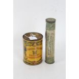 Brown & Polson Patent Cornflour tin, 12cm high, together with a Belladonna Plaster tin, and a