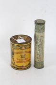 Brown & Polson Patent Cornflour tin, 12cm high, together with a Belladonna Plaster tin, and a