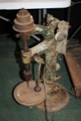 British Make cast iron pillar drill, 79cm tall