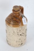 Stoneware advertising bottle, 'Markhams Norwich Ltd., Botanical Brewers, St. Miles Oak St., Norwich,