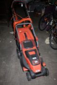 Black and Decker electric lawnmower