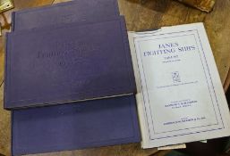 Jane's Fighting Ships, four volumes - 1935, 1943-4, 1951-52, and 1961-62 (4)