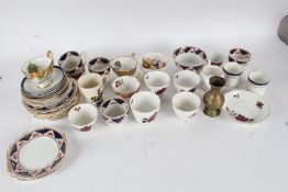 Quantity of Colclough and Royal Vale tea ware, together with Wade whimsies and china figures (qty)