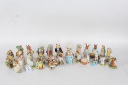 Collection of twenty eight Beswick Beatrix Potter figures, to include Pigling Bland, Lady Mouse from