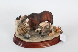 Border Fine Arts "All Creatures Great and Small", 'No Foot, No Oss', 20cm wide