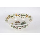 Portmeirion bowl in the Botanic garden pattern, the bowl decorated with various flowers and
