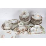 Quantity of ceramics, to include Bexley Imperial Porcelain dinnerware, rose decorated dressing table