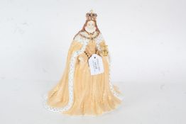 Royal Worcester figurine 'Queen Elizabeth I in Coronation Robes', limited edition number 131 of 4,