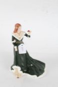 Royal Worcester figurine 'The Rose of Camelot', limited edition no.90 of 7,500, 24.5cm tall