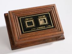 Unusual servant’s call bell box with two ‘windows’ for private office and board room, made in