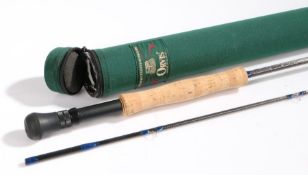 Orvis Silver Label PM-10 9ft 4 7/8oz 8wt fly fishing rod, with cork grip and black rubber fighting