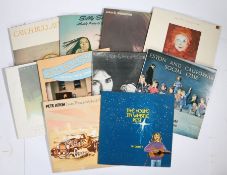 10 x Folk LPs. Pete Atkin - Driving Through Mythical America (6308070). Vin Garbutt (2) - Eston