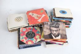 Collection of approx. 140 Rock, Pop and Reggae 7" singles