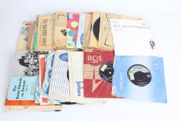 Collection of approx. 40 Jazz, Blues and Rock 7" singles