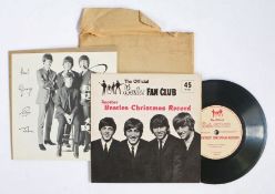 The Beatles - Another Beatles Christmas Record 7" flexi disc (LYN 757), together with original