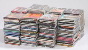 Quantity of CD albums and singles, mixed genres.