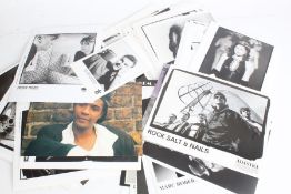 Music press release photographs. Artists to include Chris Rea, Reef, Republica, Roxette. Sold as