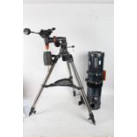 Celestron Astromaster 130 telescope, with tripod stand