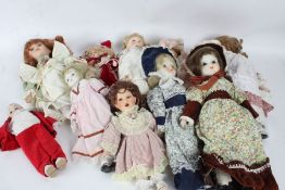 Quantity of collectors dolls, to include Heritage Mint, housed in two boxes (qty)