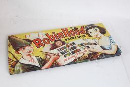 Robin Hood Paint box, in tinplate case, by MAP, 51cm long