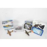 Mixed diecast models, to include Hobbymaster Harvard KF-183, Corgi Concorde, Corgi 100 Years of