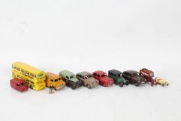 Collection of loose diecast, to include a Dinky Toys Atlantean Bus, Austin Somerset, Bedford,