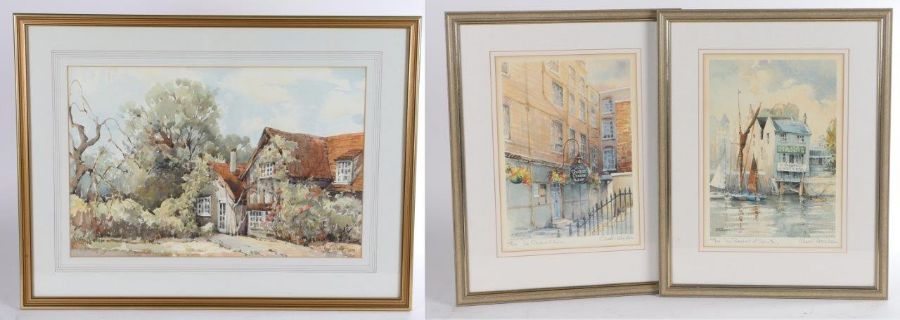 Jess White (20th century) Country cottage scene, signed & dated 1979 (lower-right), watercolour,