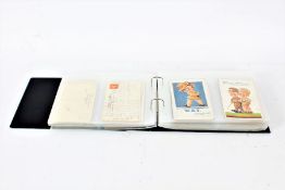 A collection of approximately two hundred postcards mostly WW2 comical and humorous postcards some