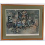 After Terence Cuneo (1907-1996) D'Artagnan & the Three Mouseketeers, pencil signed limited edition