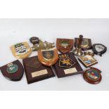 Collection of Maritime related plaques and a brass wall pipe holder in the form of a ship (qty)