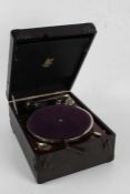 Apollo table top gramophone, 30cm wide, 40cm deep