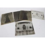 Five glass photographic plates relating to168 Queen Victoria, each 12 inches x 10 inches (5)