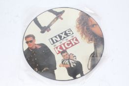 INXS - Kick (MERHP 114 836 826-1, 12" picture disk, UK pressing, 1987, VG+)
