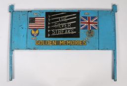 Reunion sign circa 1970's for the Silver Streaks display team, believed from one of the U.S. Air