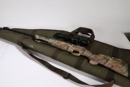 Crosman Stealthshot .22 air rifle, break action, synthetic camouflage stock, with separate