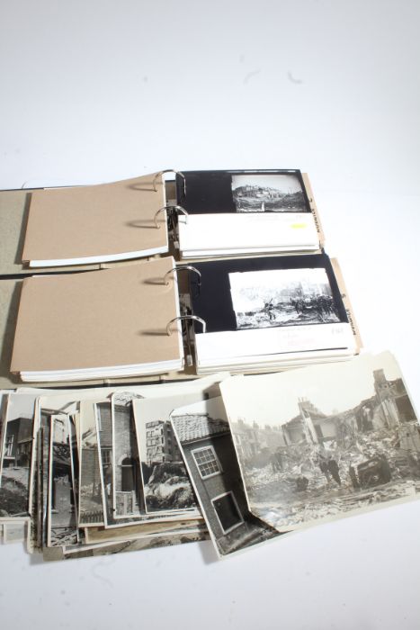 Collection of photographs relating to the bombing of Norwich during the Second World War, it