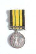 Elizabeth II Africa General Service Medal with clasp 'Kenya' (T23201794 DVR. E. A. GARNHAM. R.A.S.C)