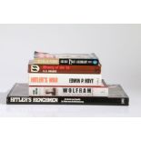 Selection of military related books , 'Hitlers Henchmen', 'Hitlers War', 'Wolfram,the Boy Who Went