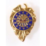 Second World War U.S. Distinctive Unit Insignia to the 11th Quartermaster Battalion, pin fitting