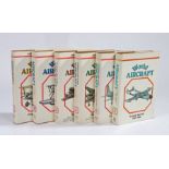 Six Volumes of World Aircraft, WW1, WW2, Combat Aircraft 1945-1980, Commercial Aicraft 1935-1960,