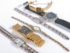Six gentlemen's and ladies quartz wristwatches, to include Pulsar, Accurist, Lorus, Limit,