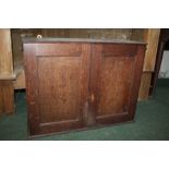 19th Century oak wall hanging cupboard